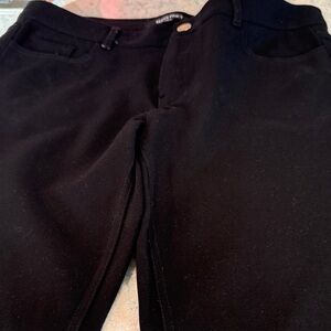 Ellen Tracy Jet Black Skinny Pants